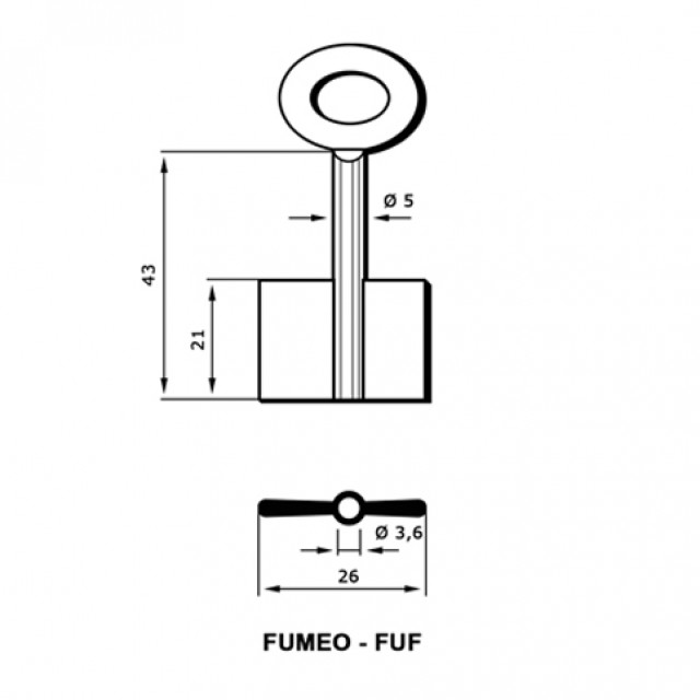 CPC - Chiave di Sicurezza FUMEO FUF