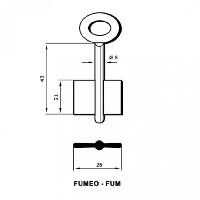 CPC - Chiave di Sicurezza FUMEO FUM