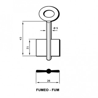 CPC - Chiave di Sicurezza FUMEO FUM